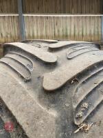 3 X 600/65/R38 TRACTOR TYRES - 5