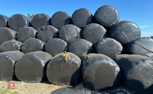 50 ROUND BALES OF 2024 RYE GRASS BIDS PER BALE