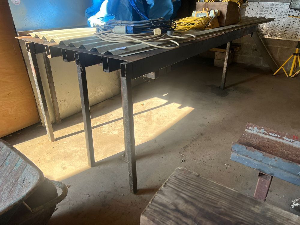 METAL WORKSHOP TABLE