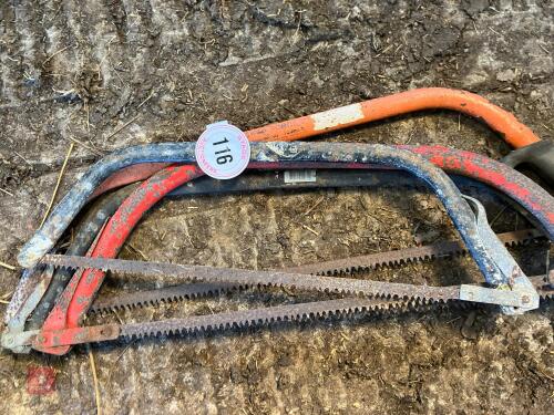 4 BOW SAWS