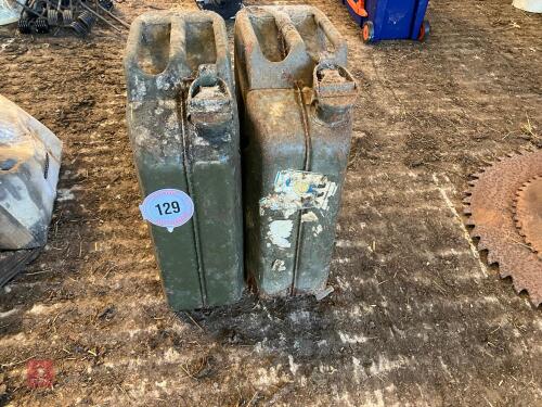 2 JERRY/ FUEL CANS