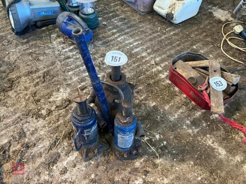 3 WORKSHOP BOTTLE JACKS
