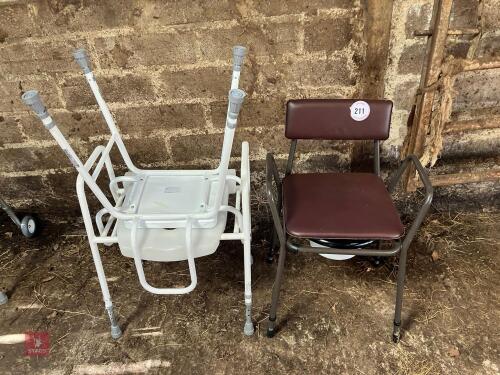 2 COMMODES