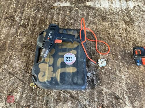 ROCKWORTH CORDED DRILL