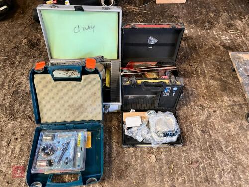 BOXES OF TOOL ATTACHMENTS