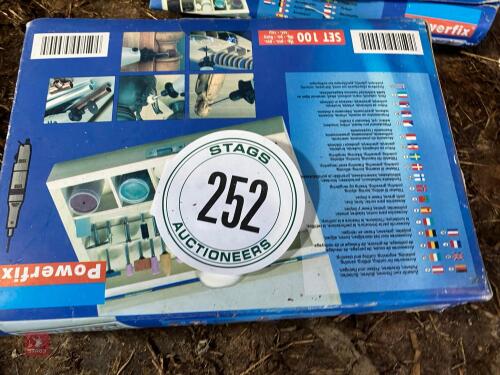 2 POWERFIX ROTARY TOOL TOOLING