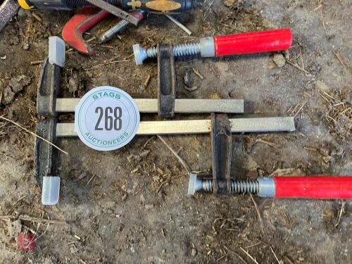 10 MIXED CLAMPS