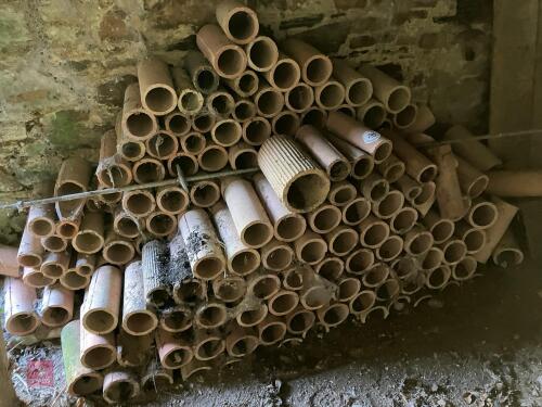 100+ CLAY DRAIN PIPES