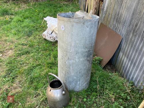 SS DUMP BUCKET & MILKING SPARES