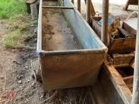10' GALVANISED FEED TROUGH - 2