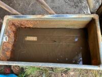3' GALVANISED WATER/FEED TROUGH - 2