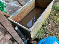3' GALVANISED WATER/FEED TROUGH - 4