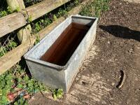 4' GALVANISED WATER/FEED TROUGH