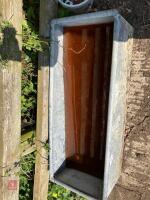 4' GALVANISED WATER/FEED TROUGH - 4