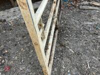 10' GALVANISED YARD GATE - 4
