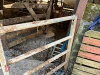 10' GALVANISED YARD GATE - 7