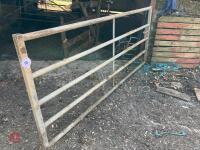 9' GALVANISED YARD GATE - 2