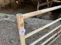 9' GALVANISED YARD GATE - 3