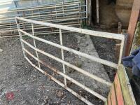 9' GALVANISED YARD GATE - 2