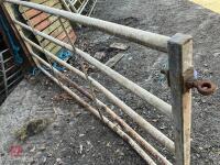9' GALVANISED YARD GATE - 6