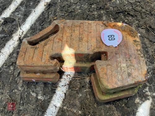 3 FRONT TRACTOR WEIGHTS