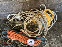 LARGE QTY OF EXTENSION LEADS - 2