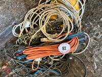 LARGE QTY OF EXTENSION LEADS - 4