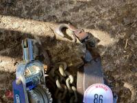 2 RATCHET PULLERS/PULLEYS - 2