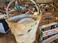 3 GALVANISED BUCKETS - 4