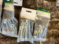 BOX OF BOLTS & NUTS - 3