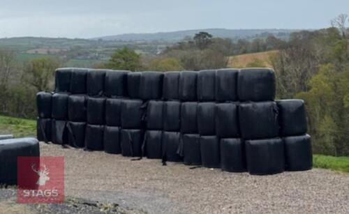100 ROUND BALES OF WRAPPED 2024 HAYLAGE BIDS PER BALE