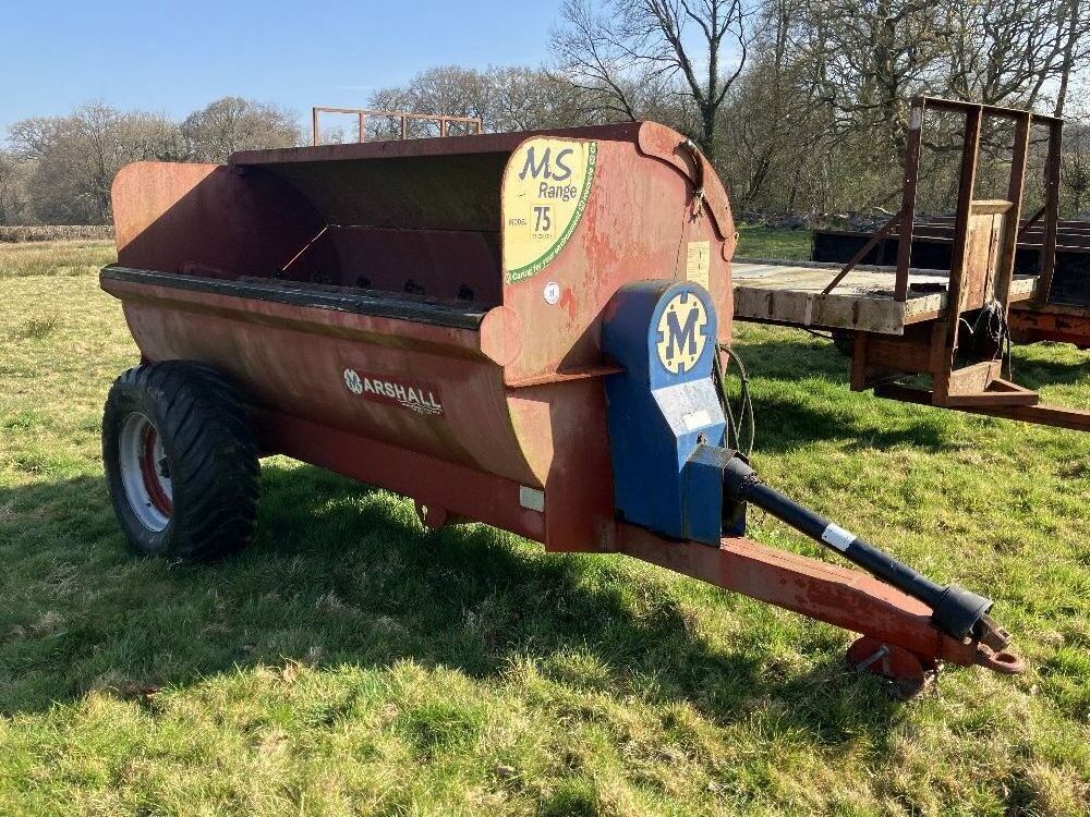 2011 MARSHALL MS75 FYM DUNG SPREADER