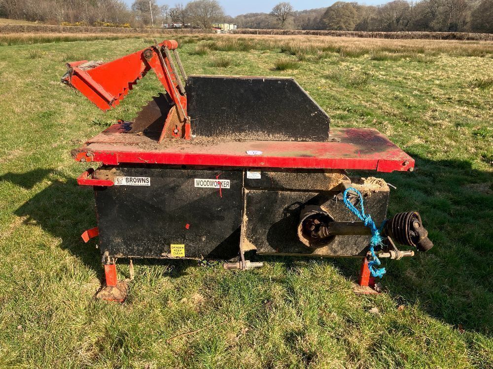 BROWNS WOODWORKER PTO SAW BENCH