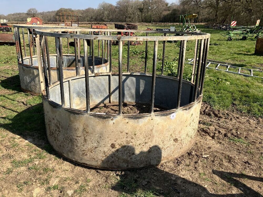 GALVANISED HD CATTLE RING FEEDER