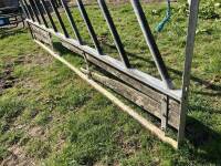 GALVANISED 13' CATTLE FEED BARRIER - 2