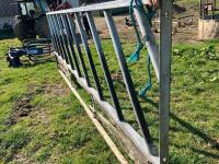 GALVANISED 13' CATTLE FEED BARRIER - 3