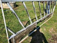 GALVANISED 13' CATTLE FEED BARRIER - 6