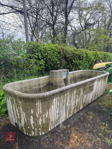 500 GALLON CONCRETE WATER TROUGH