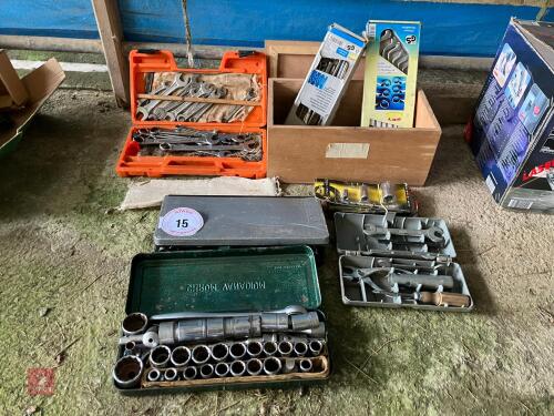 2 SOCKET SETS & LRG QTY OF SPANNERS