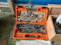 2 SOCKET SETS & LRG QTY OF SPANNERS - 6