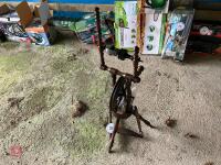 CASTLE SINGLE TREADLE SPINNING WHEEL - 8