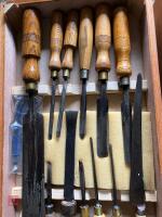 2 BOXES OF WOODWORKING CHISSELS - 6