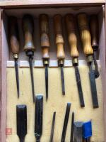 2 BOXES OF WOODWORKING CHISSELS - 7