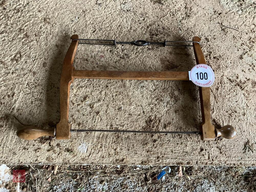 VINTAGE TENSION BOW SAW