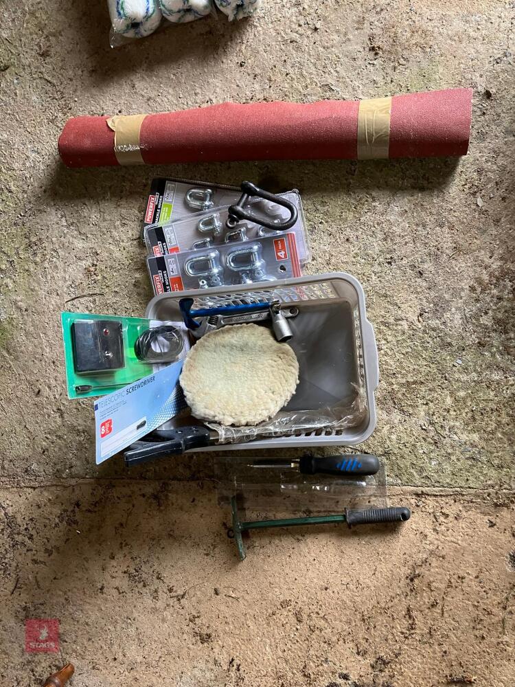 BOX OF WORKSHOP SUNDRIES
