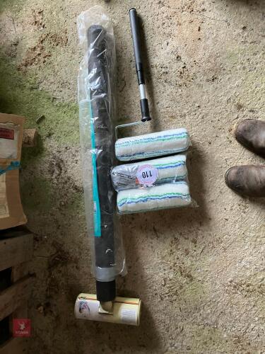 PAINT ROLLERS & LANDSCAPE FABRIC