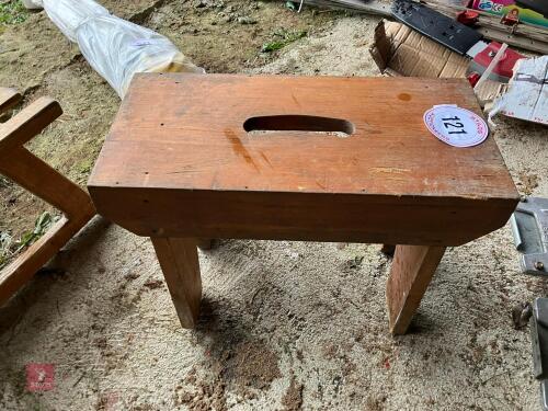 SMALL WOODEN STOOL