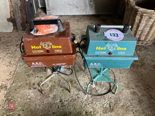 2 HOTLINE ELECTRIC FENCING UNITS
