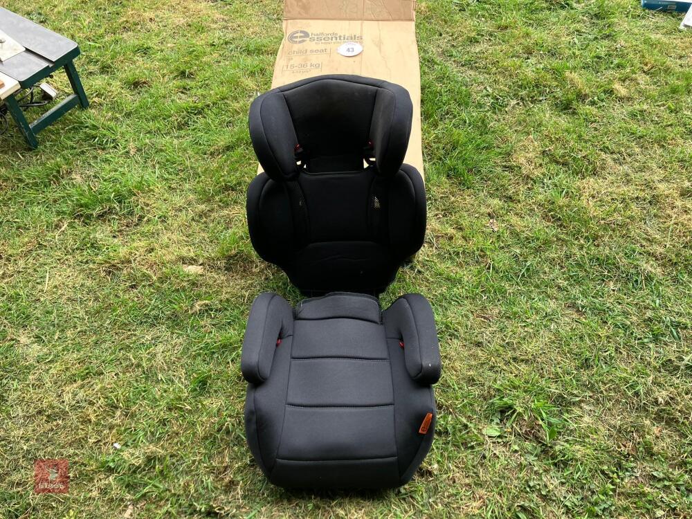 HALFORDS ESSENTIALS CHILD CAR SEAT