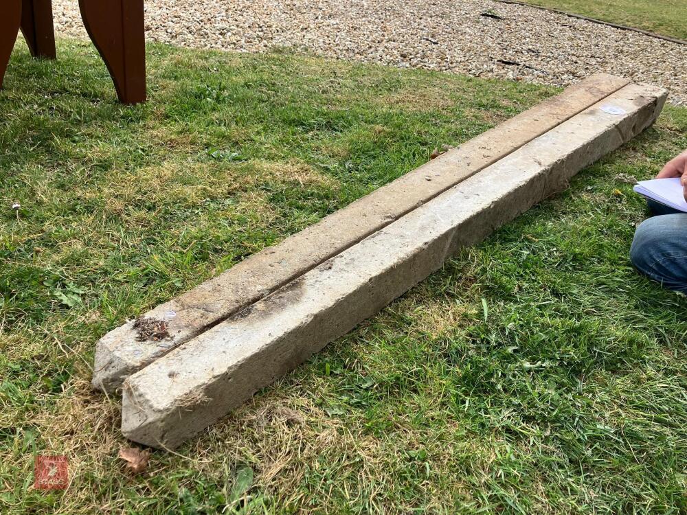 2 CONCRETE POSTS